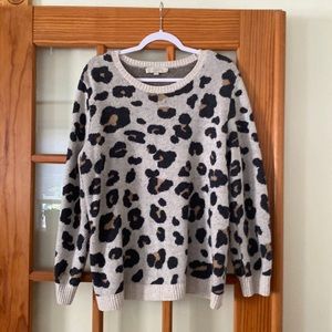 LOFT Giraffe Print Sweater